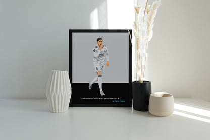 Federico Valverde Poster - Real Madrid Frame