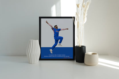 Jasprit Bumrah Framed Poster