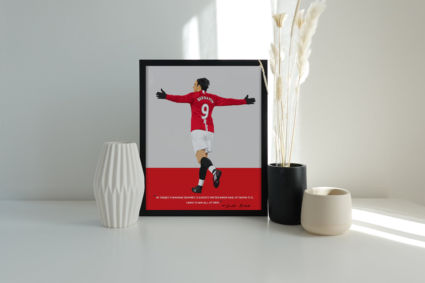 Dimitar Berbatov Manchester United Framed Poster