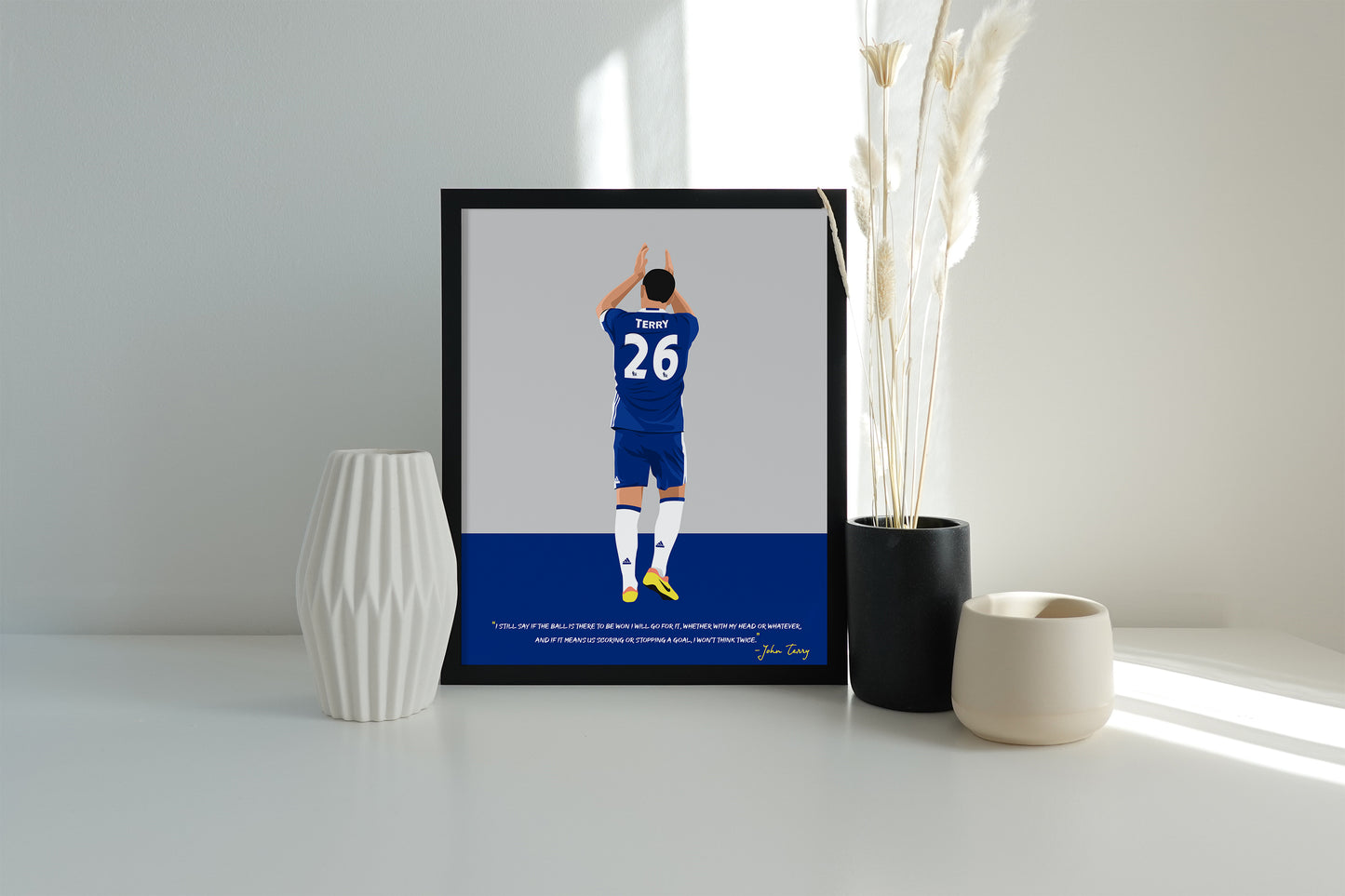 John Terry Chelsea Framed Poster