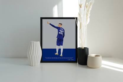 Cole Palmer Chelsea Framed Poster