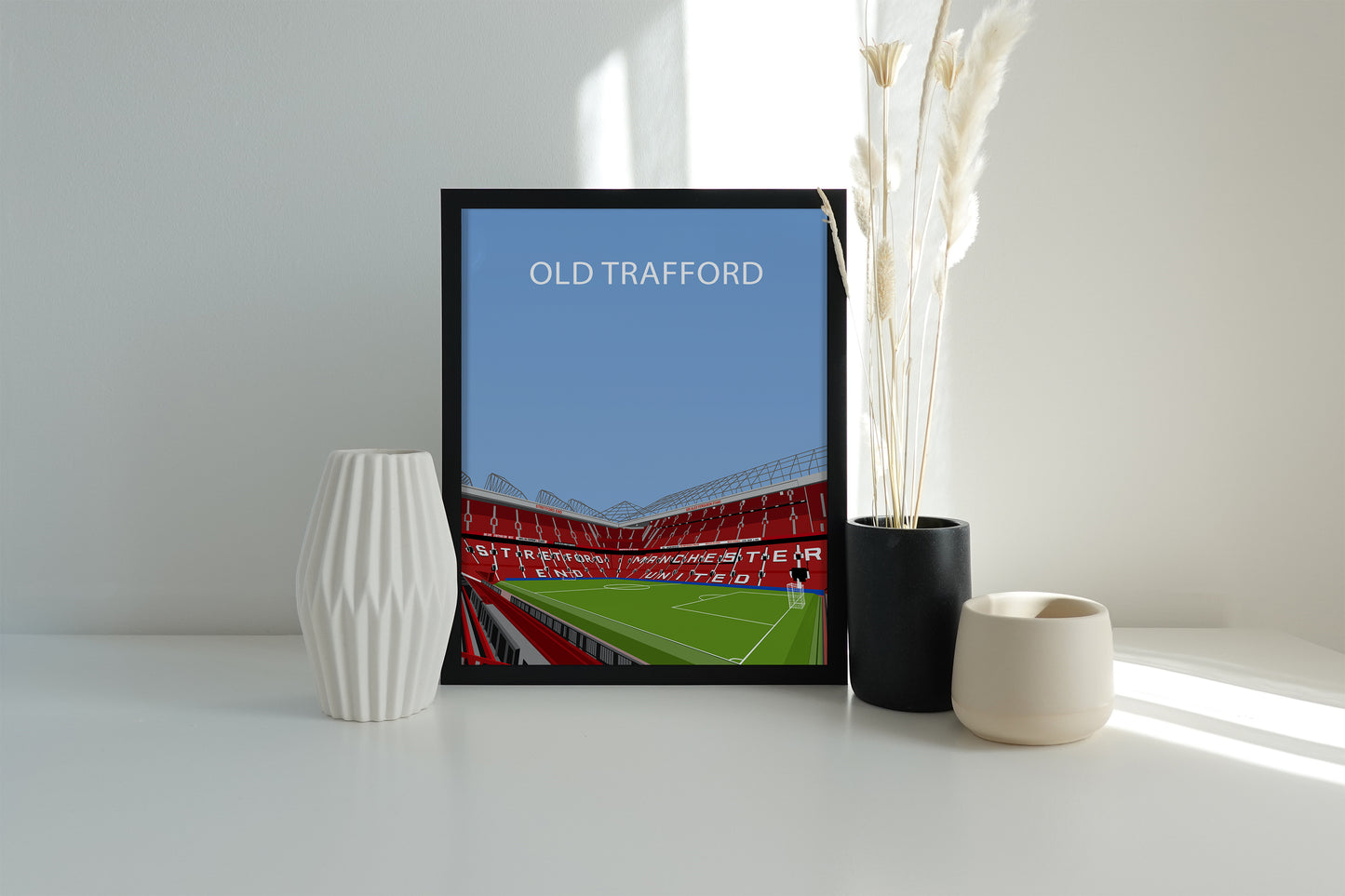 Old Trafford Manchester United Framed Poster