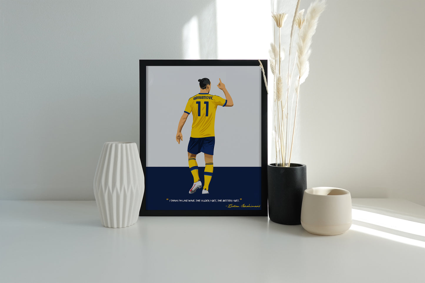 Zlatan Ibrahimovic Framed Poster - International Football