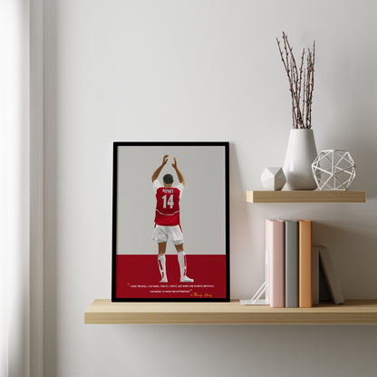 Thierry Henry Arsenal Framed Poster