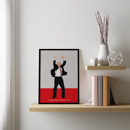 Sir Alex Ferguson Manchester United Framed Poster