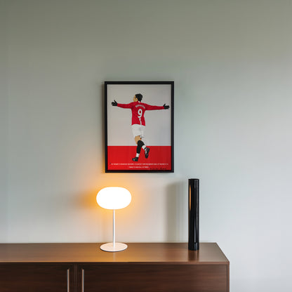 Dimitar Berbatov Manchester United Framed Poster