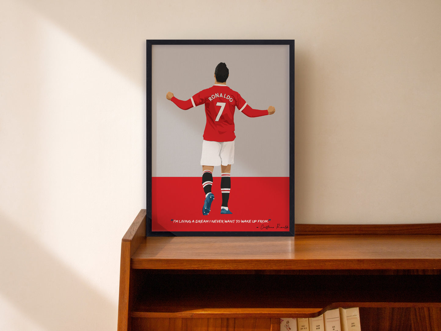 Cristiano Ronaldo Manchester United Framed Poster