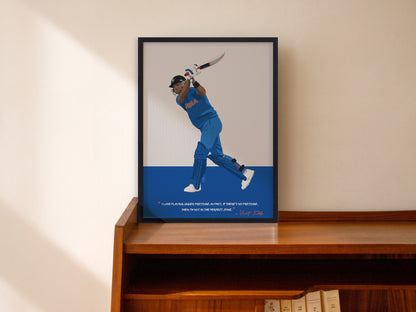 Virat Kohli Framed Poster