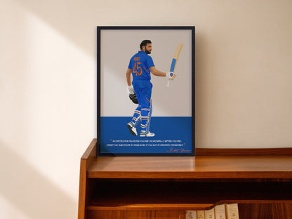 Rohit Sharma Framed Poster