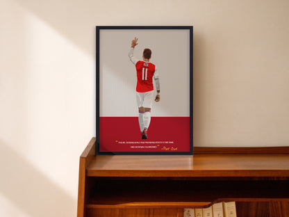 Mesut Ozil Arsenal Framed Poster