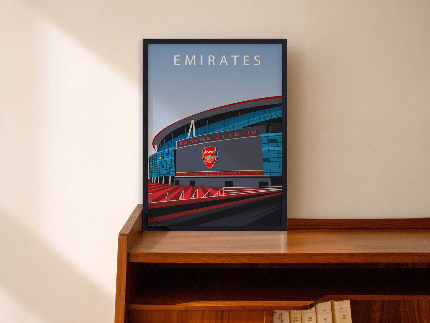 Emirates Arsenal Framed Poster - Redesigned 24'