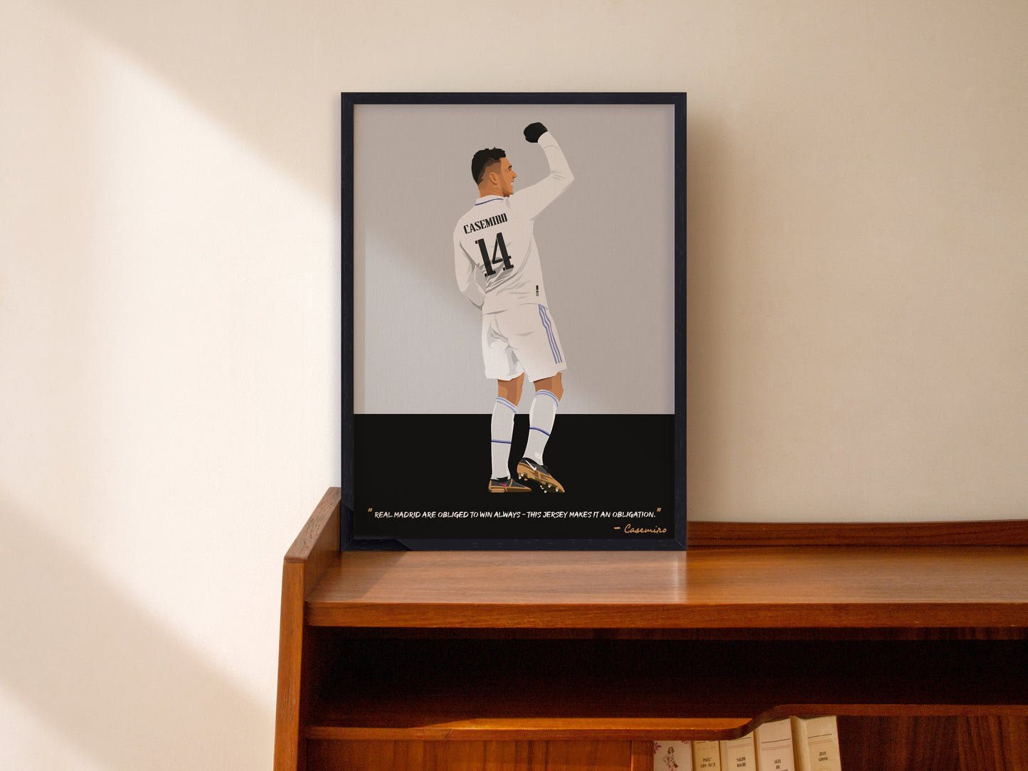 Casemiro Real Madrid Framed Poster