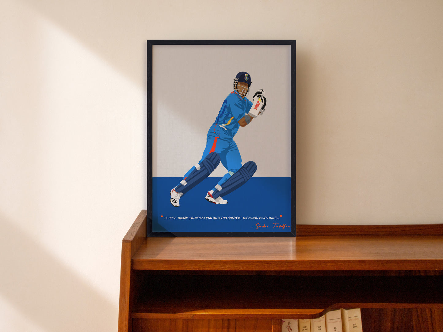 Sachin Tendulkar Framed Poster