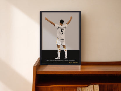 Jude Bellingham Real Madrid Framed Poster