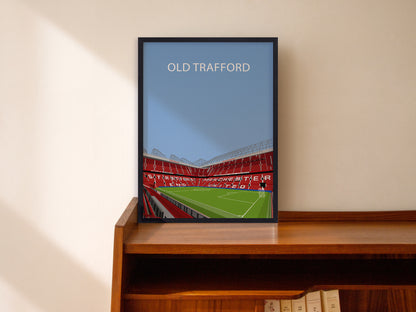 Old Trafford Manchester United Framed Poster