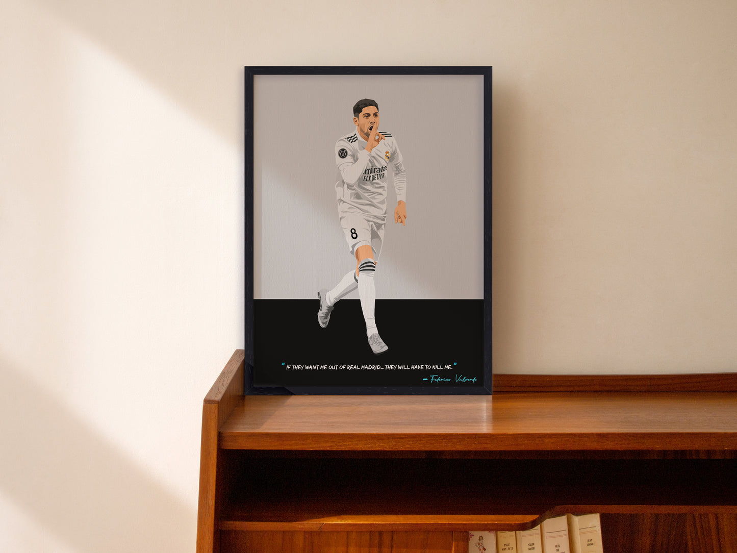 Federico Valverde Poster - Real Madrid Frame