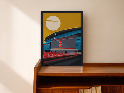 Emirates Stadium Exterior Arsenal Framed Poster