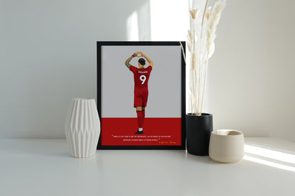 Darwin Nunez Liverpool Framed Poster