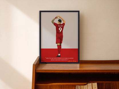 Darwin Nunez Liverpool Framed Poster