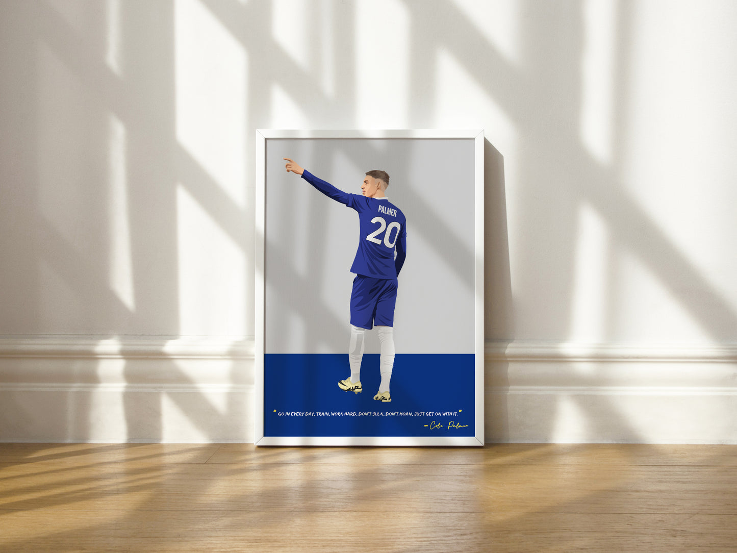 Cole Palmer Chelsea Framed Poster