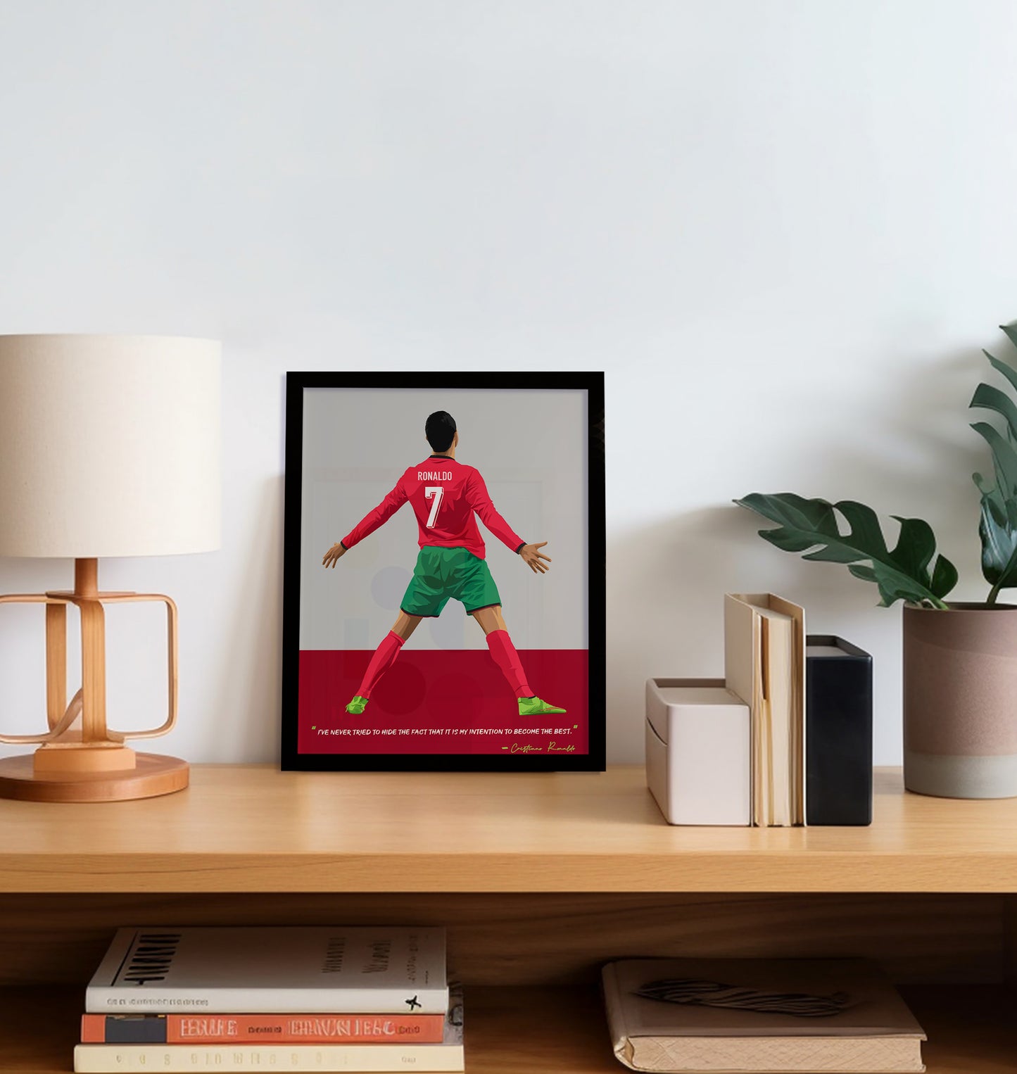 Cristiano Ronaldo Portugal Art Frame