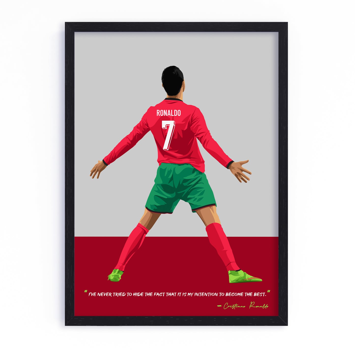 Cristiano Ronaldo Portugal Art Frame