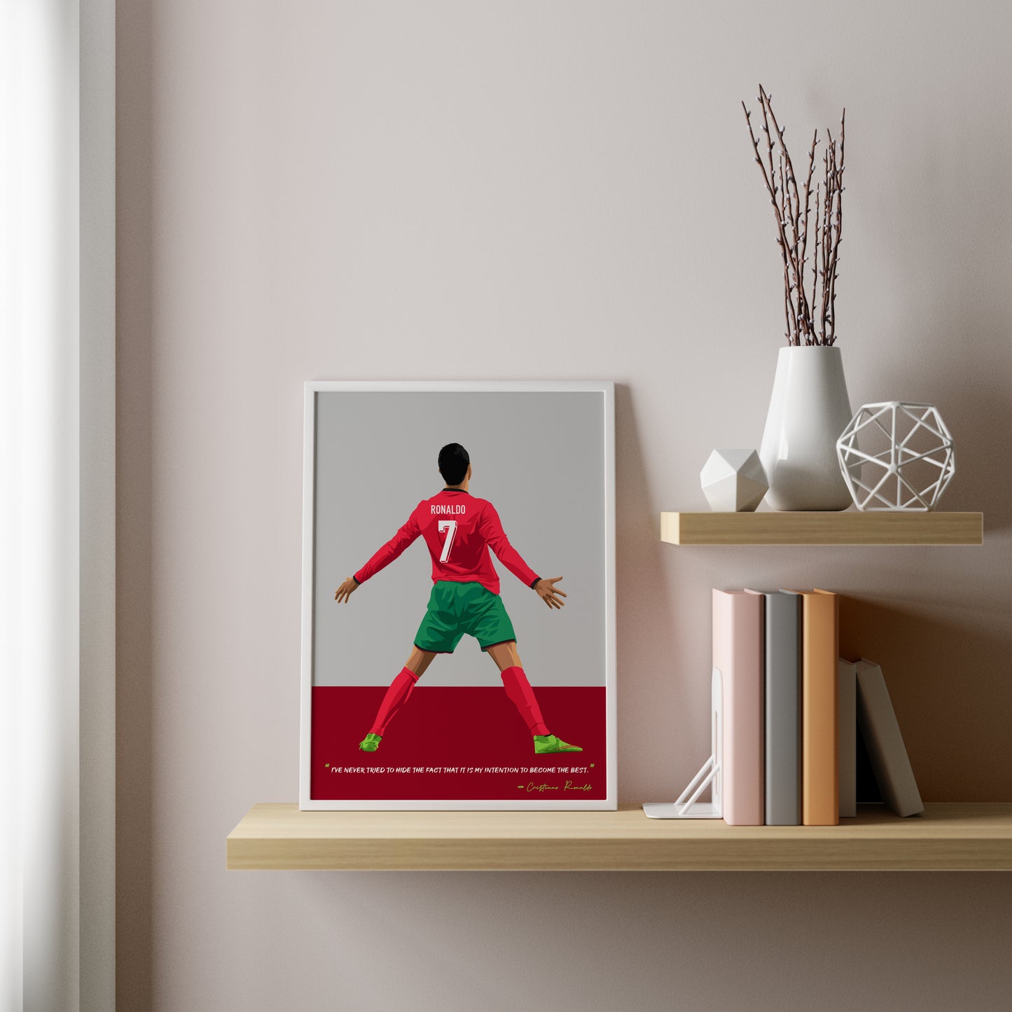 Cristiano Ronaldo Portugal Art Frame