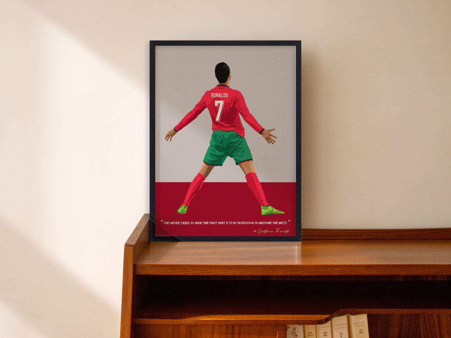 Cristiano Ronaldo Portugal Art Frame