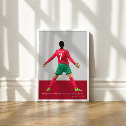 Cristiano Ronaldo Portugal Art Frame