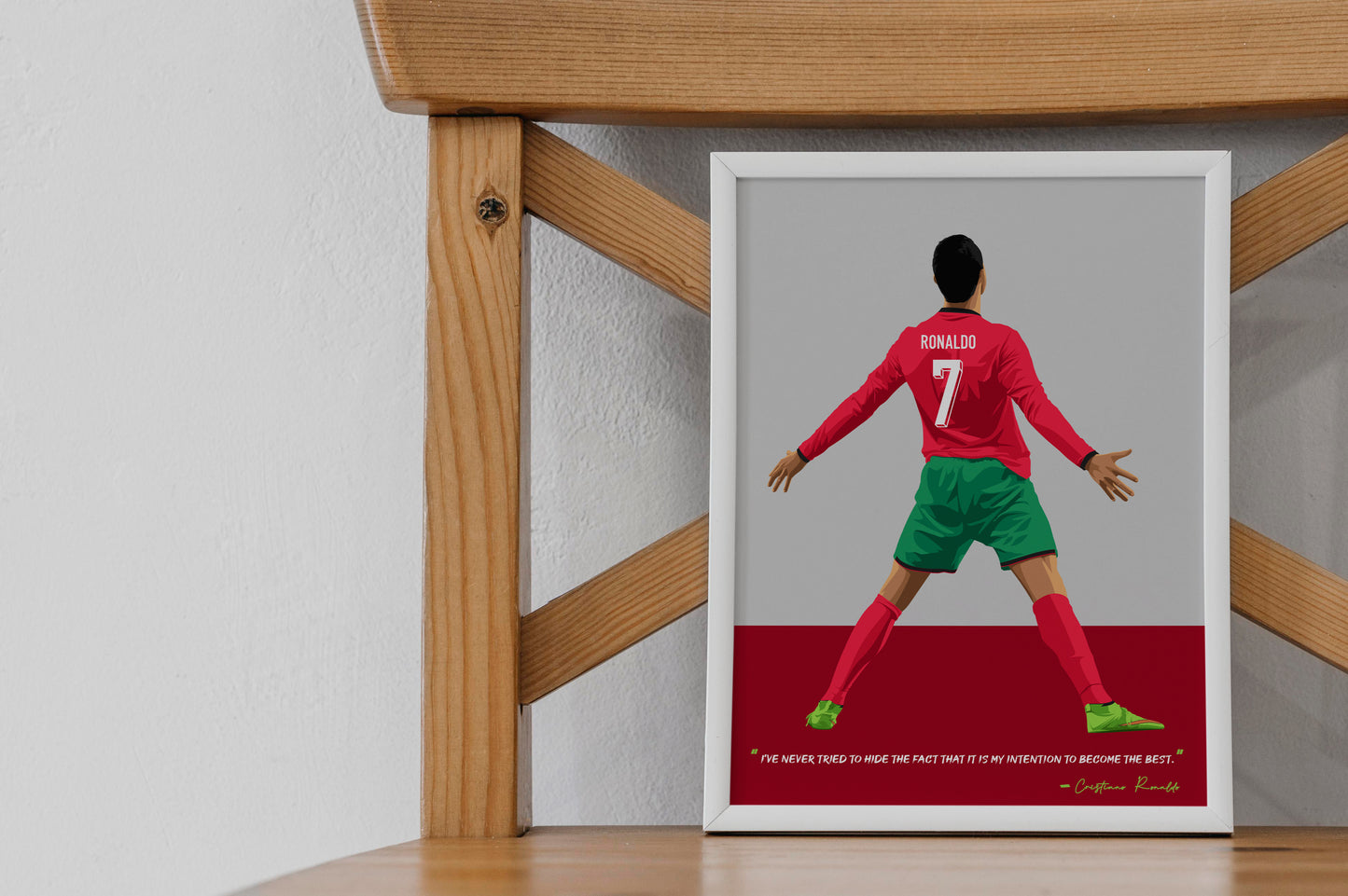 Cristiano Ronaldo Portugal Art Frame