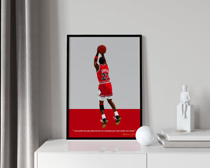 Michael Jordan Framed Poster