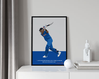 Virat Kohli Framed Poster