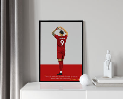 Darwin Nunez Liverpool Framed Poster