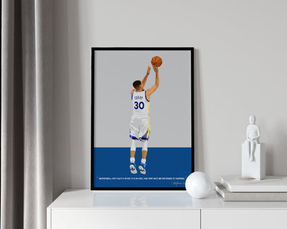 Stephen Curry Framed Poster