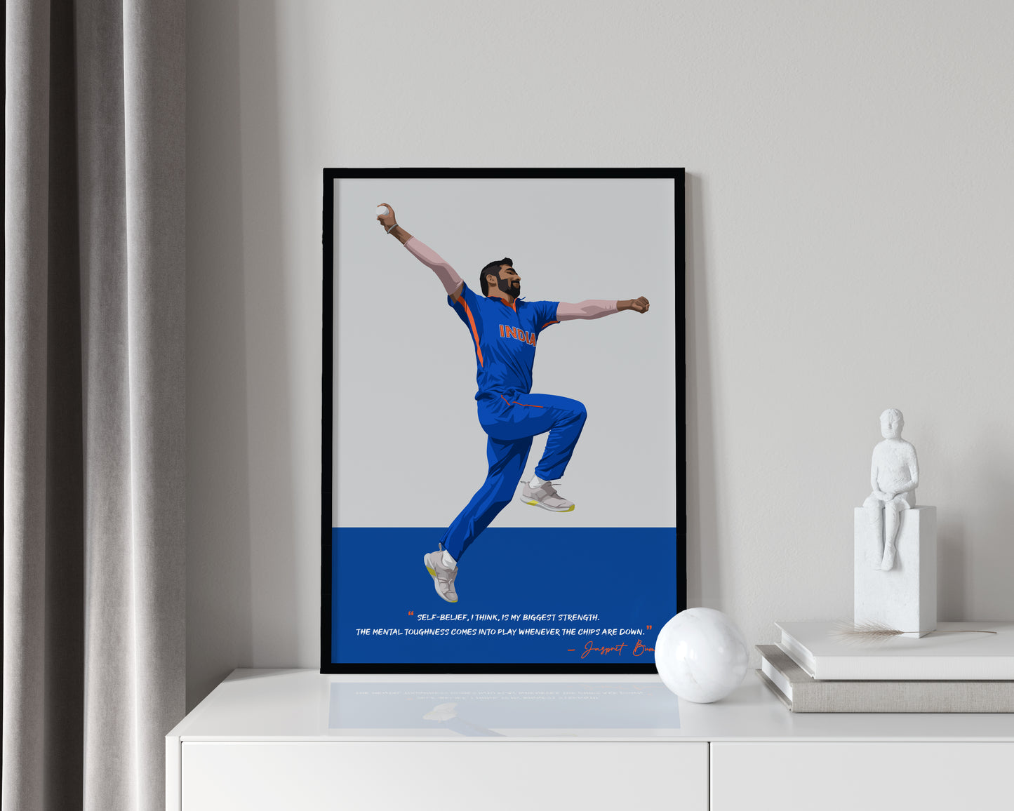 Jasprit Bumrah Framed Poster