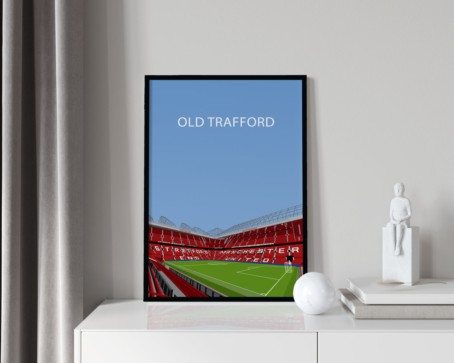 Old Trafford Manchester United Framed Poster