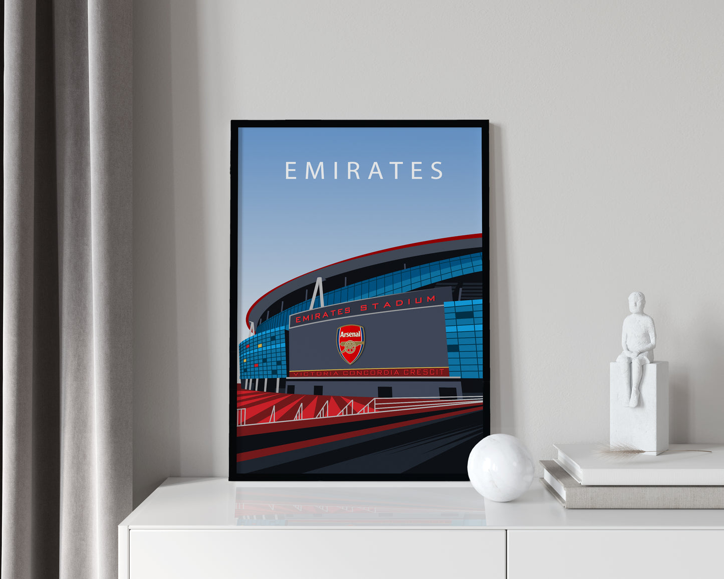 Emirates Arsenal Framed Poster - Redesigned 24'