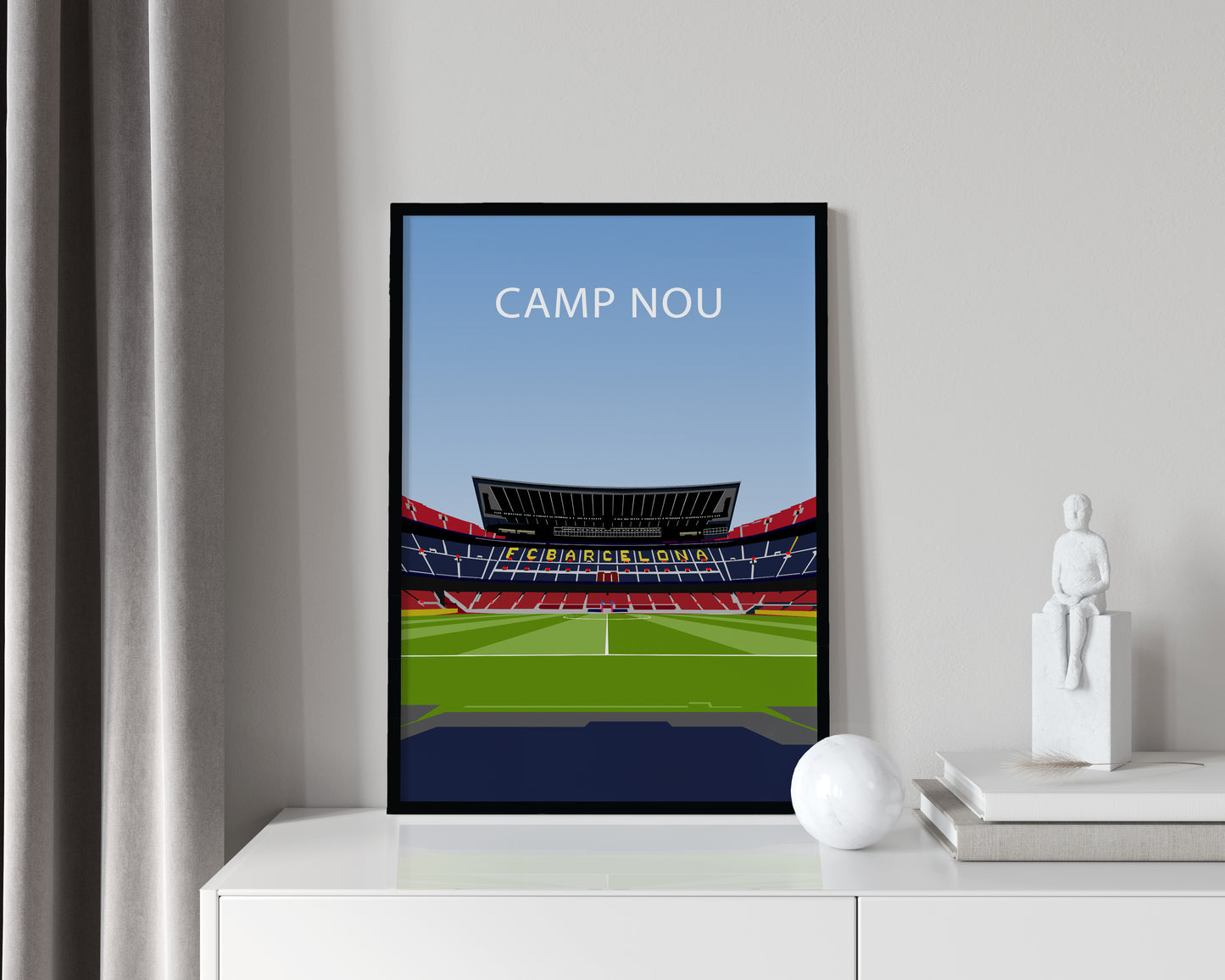 Camp Nou Stadium Frame - Barcelona Poster