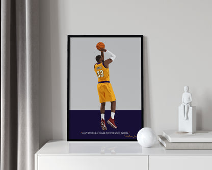 Lebron James Framed Poster