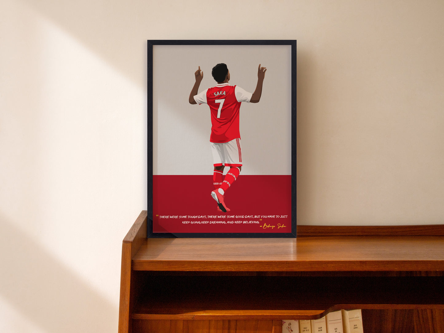 Bukayo Saka Arsenal Framed Poster