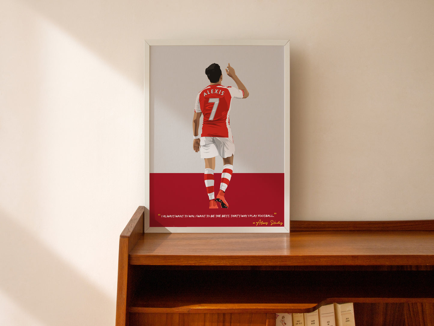 Alexis Sanchez Arsenal Framed Poster