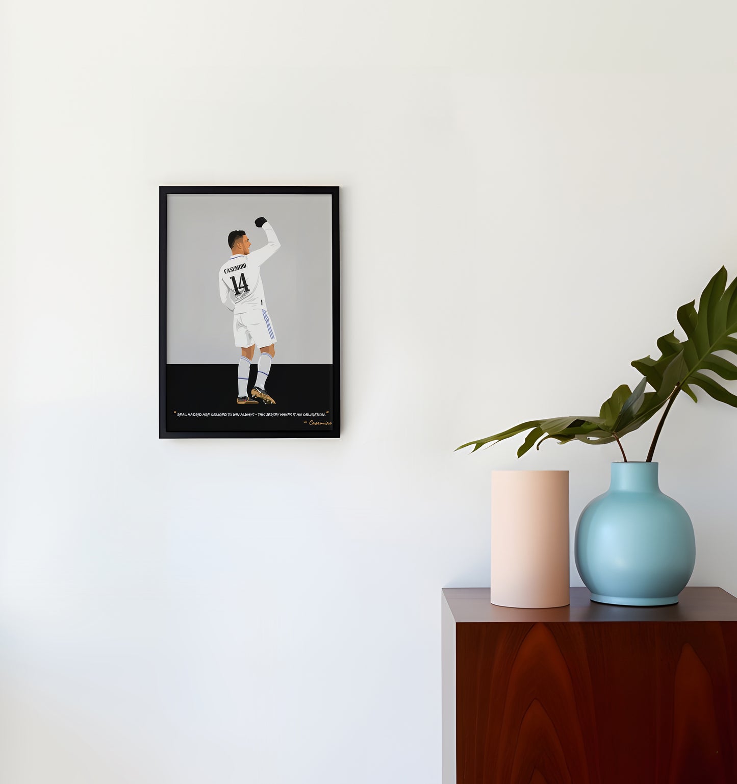 Casemiro Real Madrid Framed Poster