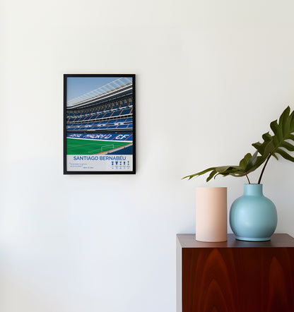 Santiago Bernabéu Stadium Real Madrid Framed Poster