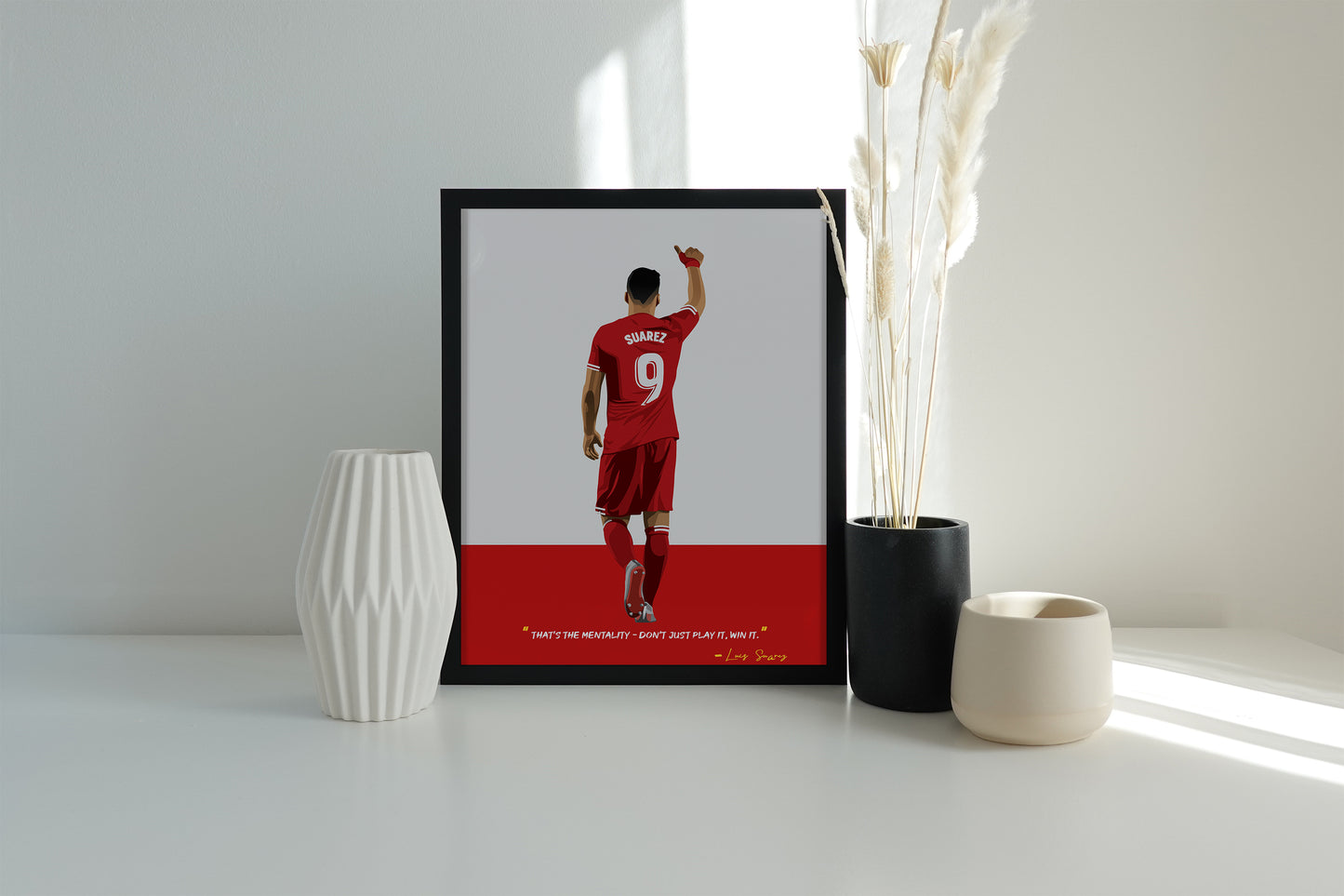 Luis Suarez Liverpool Framed Poster