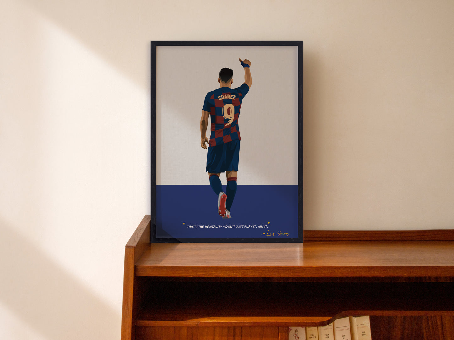 Luis Suarez Barcelona Framed Poster