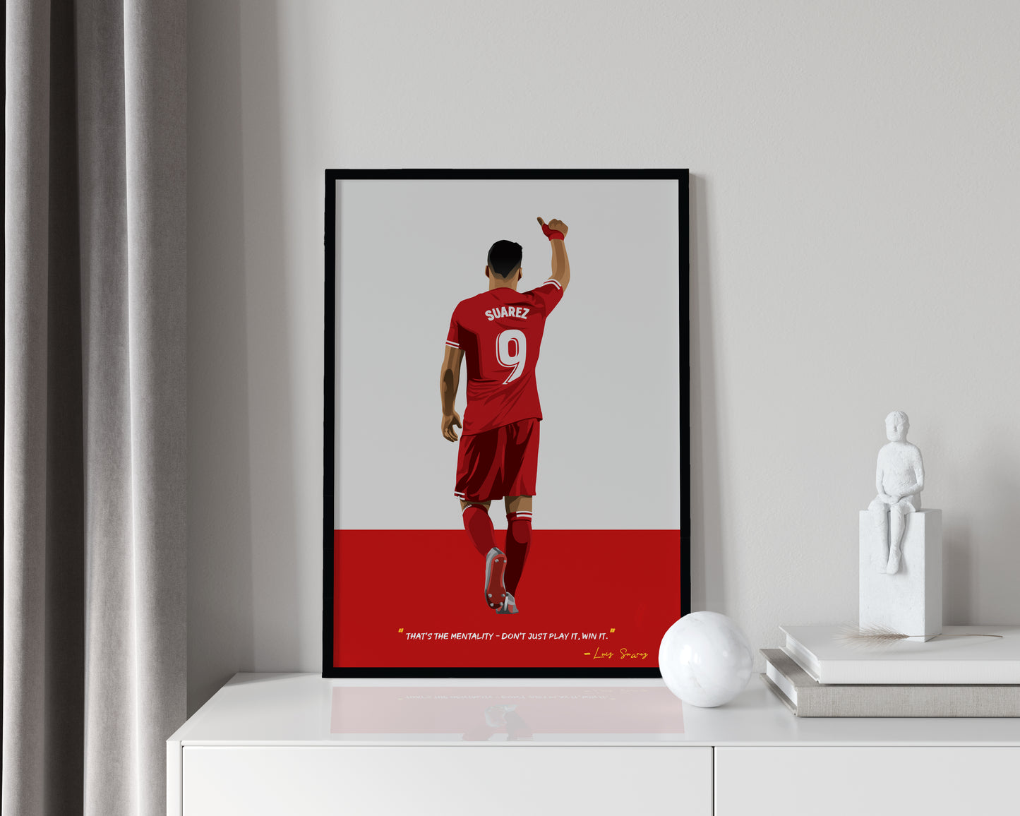 Luis Suarez Liverpool Framed Poster