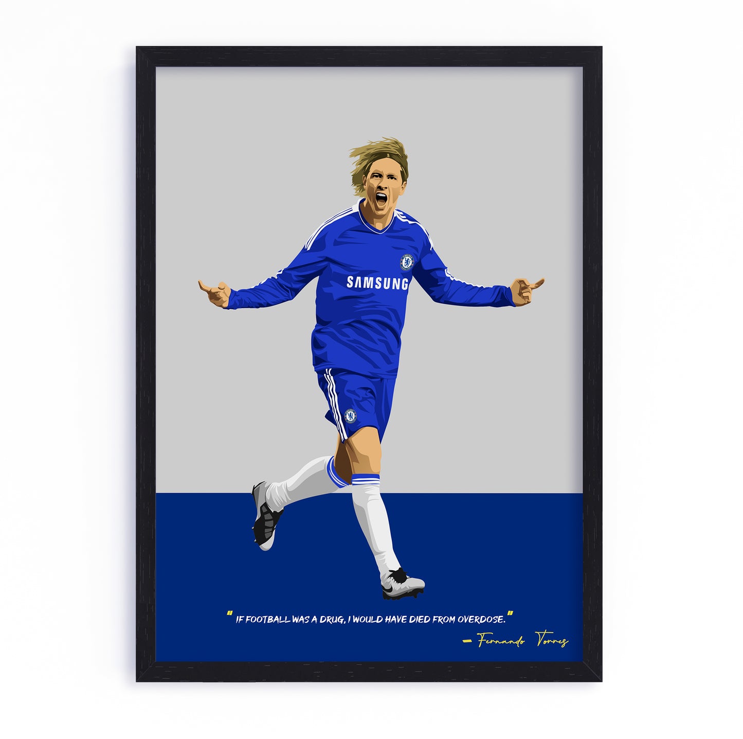 Fernando Torres Chelsea Framed Poster