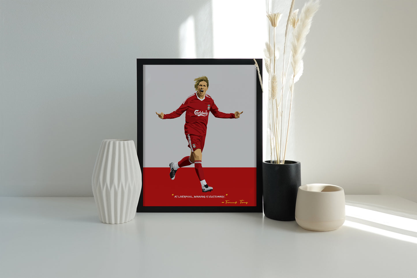 Fernando Torres Liverpool Framed Poster