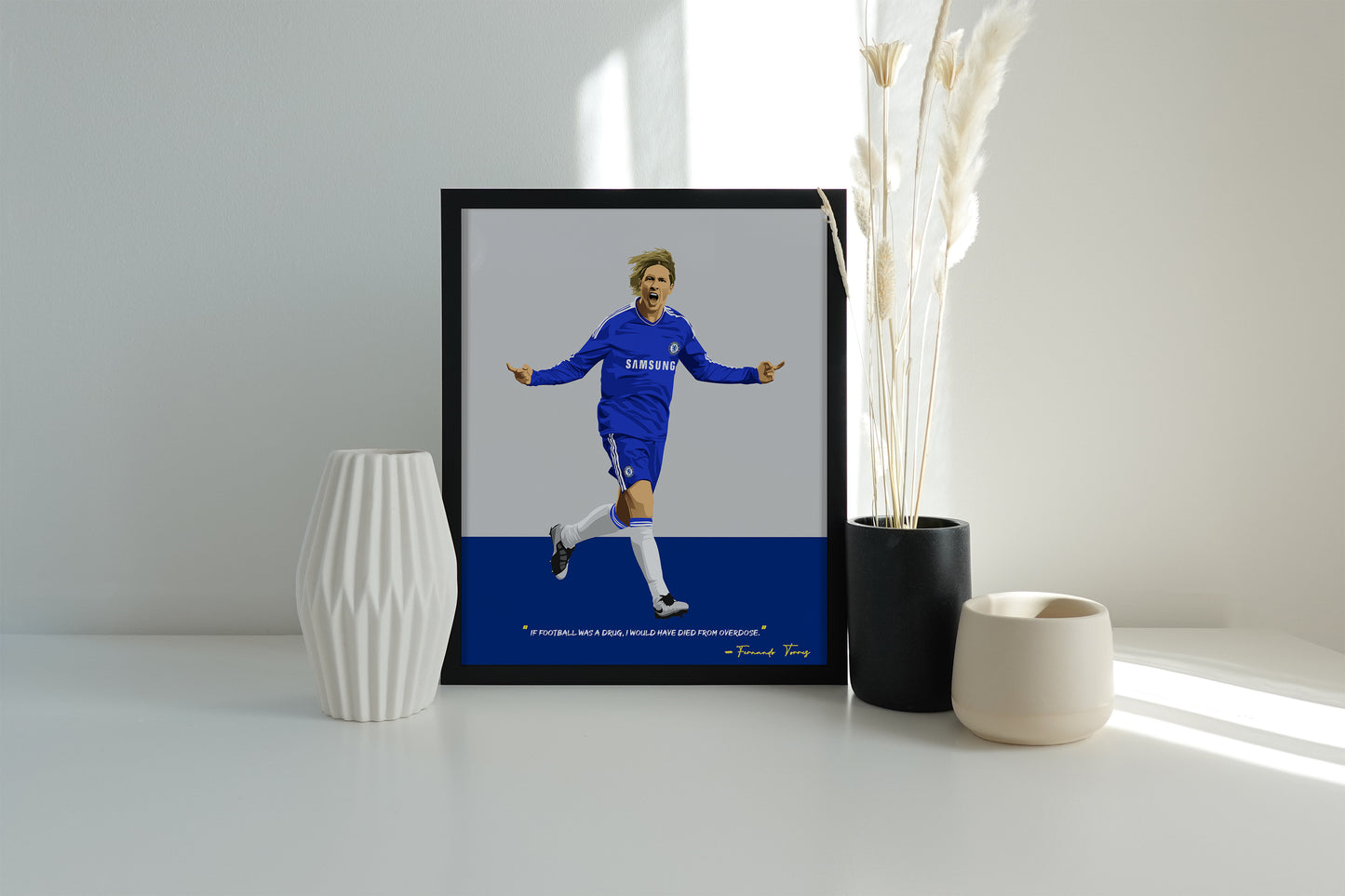 Fernando Torres Chelsea Framed Poster