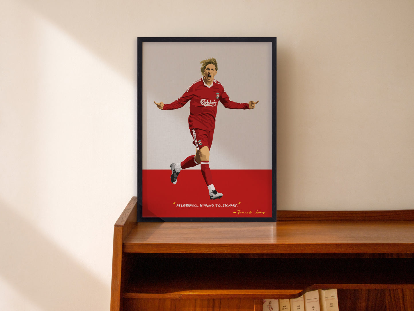 Fernando Torres Liverpool Framed Poster